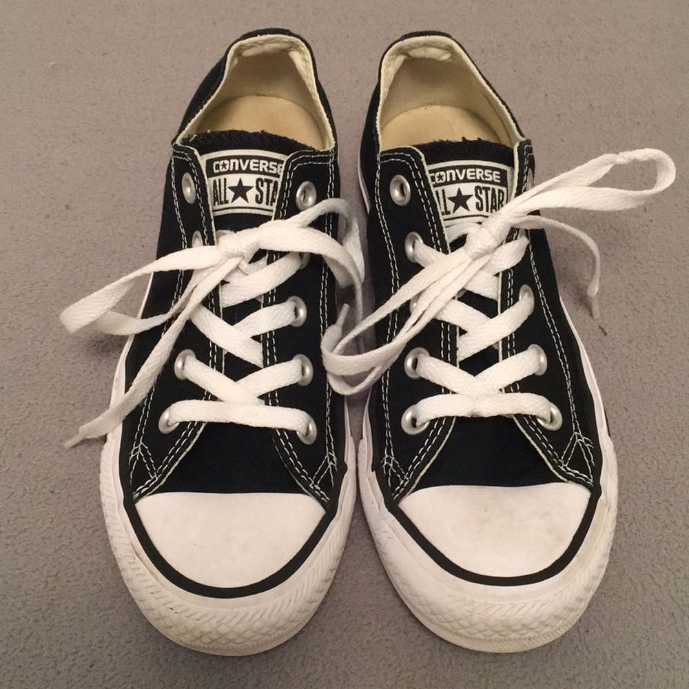 Black Low-Top Converse All-Stars
